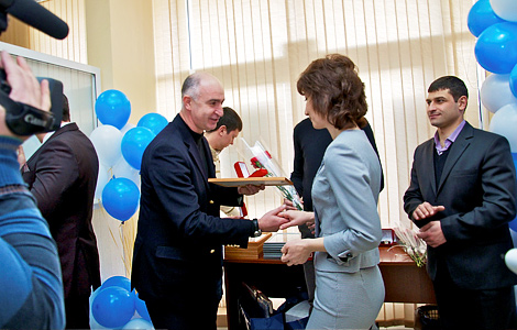 9 февраля состоялась торжественное чествование коллектива филиала «Новороссийскэнергосбыт» по случаю 5 – летия со дня образования предприятия